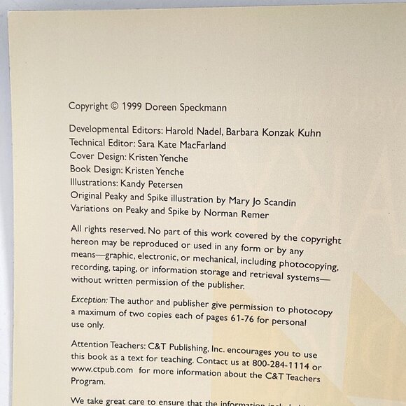 1999 Travels with Peaky and Spike Doreen Speckmann Quilting Adventures Book - Picture 3 of 6